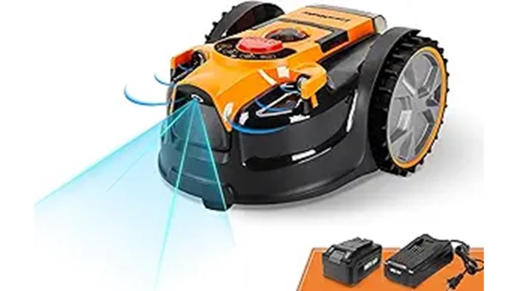 automated perimeter wire mower