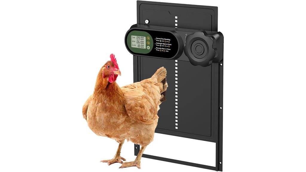 automatic coop door features