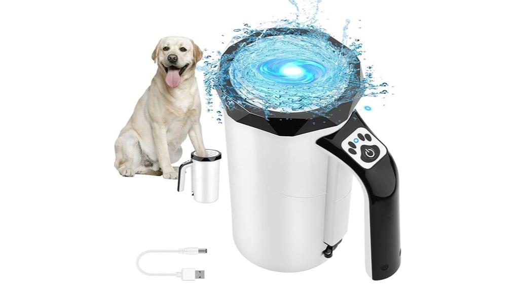 automatic rechargeable paw cleaner
