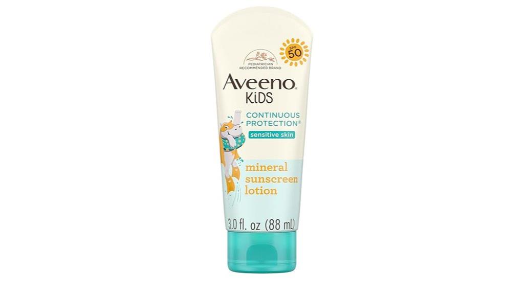 aveeno kids sunscreen spf50
