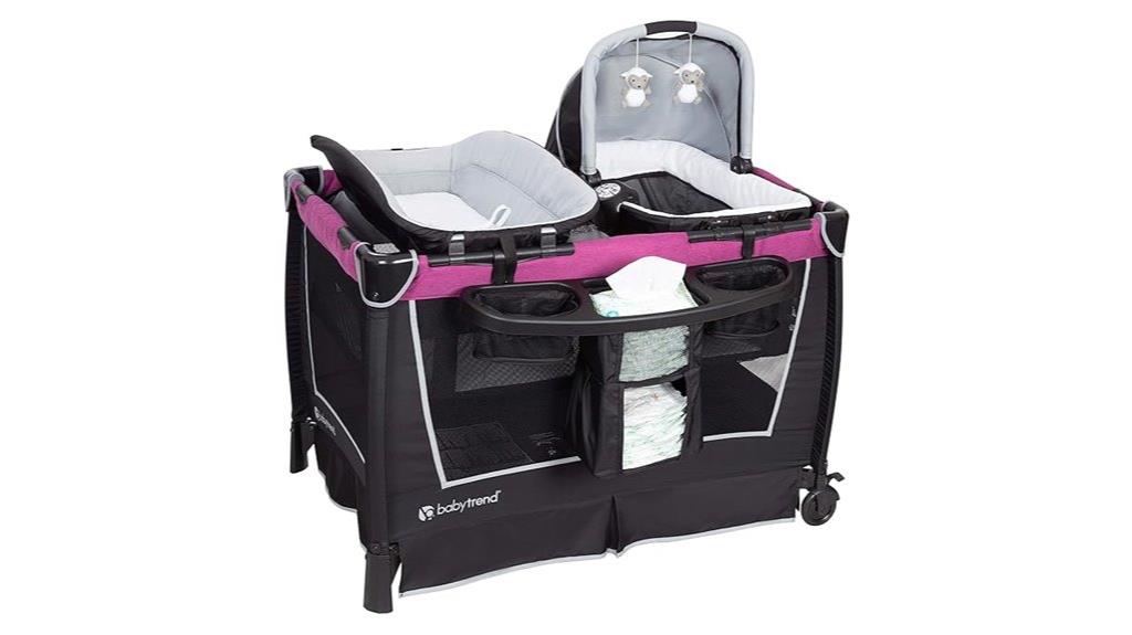 baby trend playard mulberry