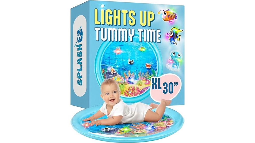 baby water mat with led fishes