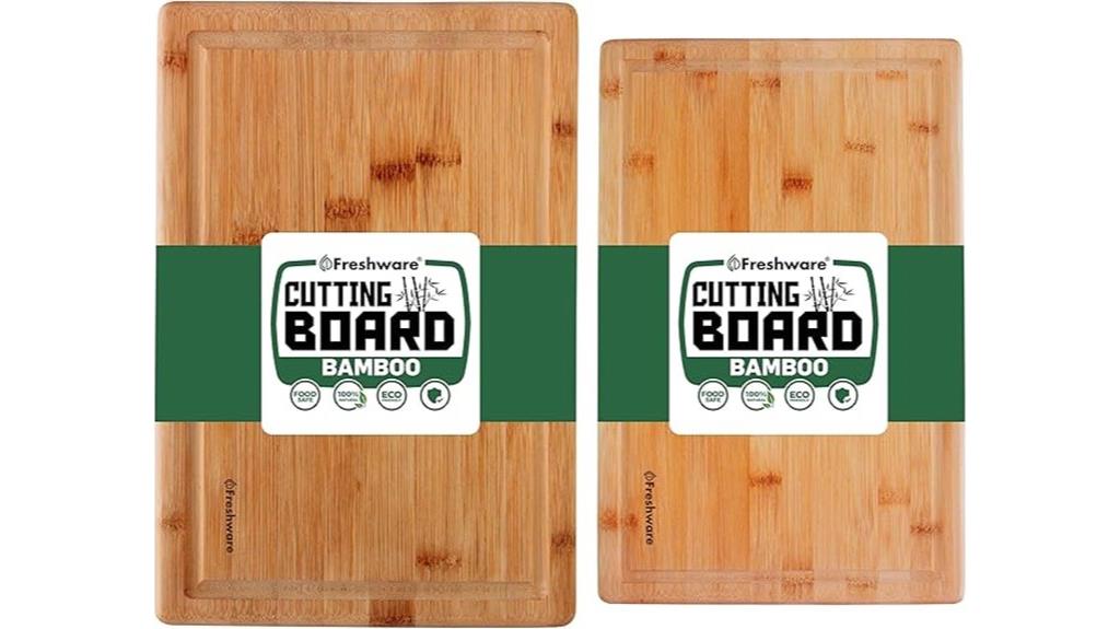 bamboo cutting boards set