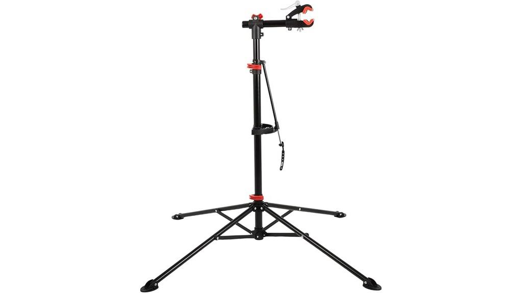 bike repair stand with tray