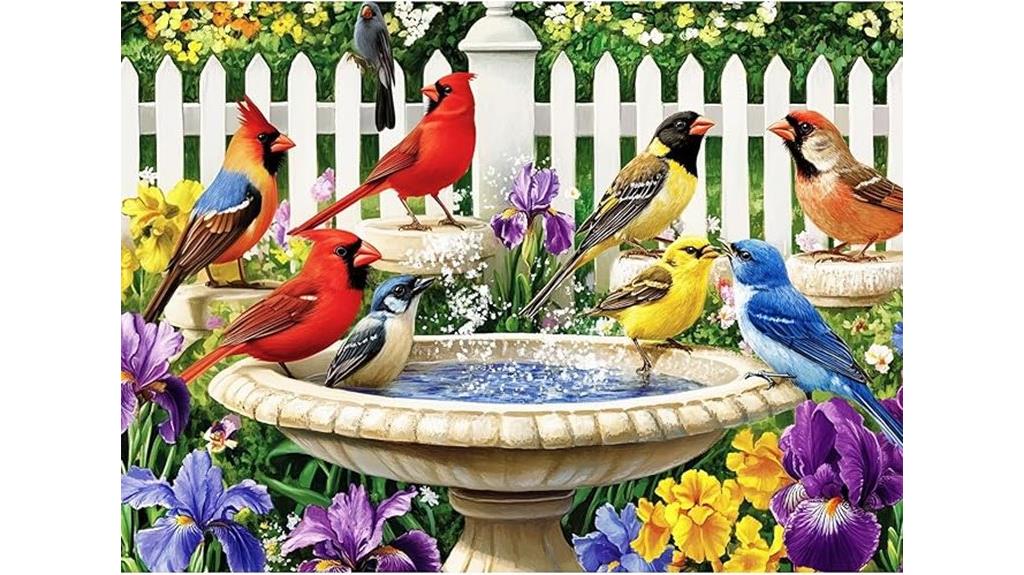 bird bath fence puzzle