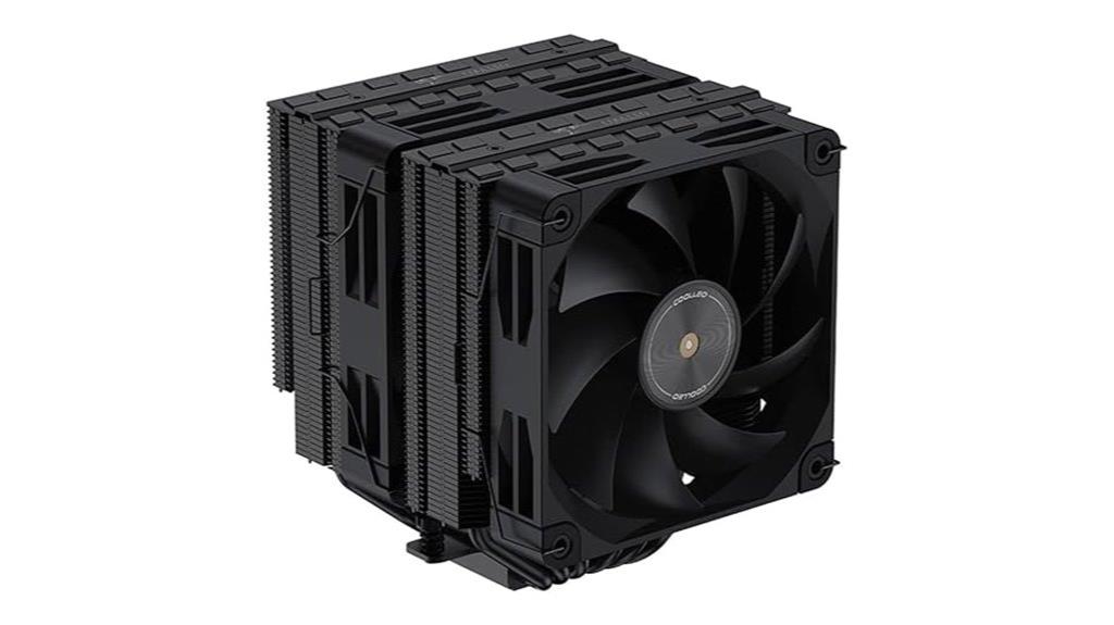 black cpu air cooler