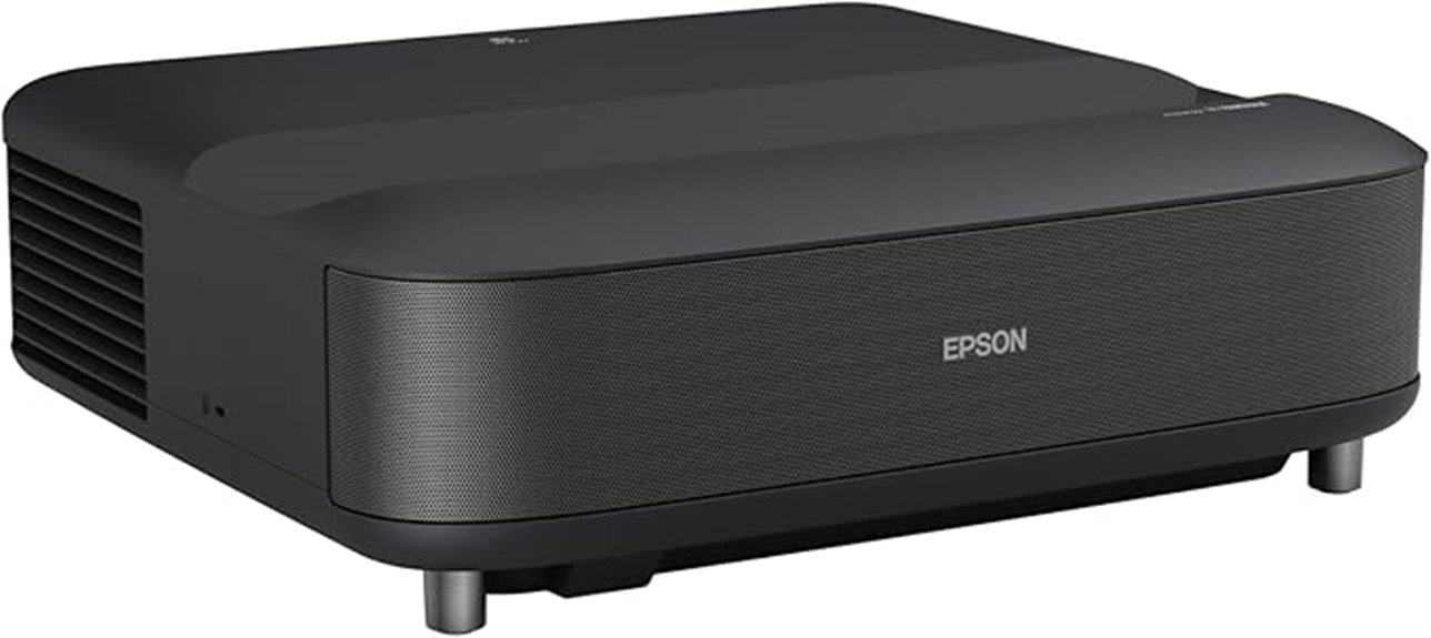 black epson laser projector