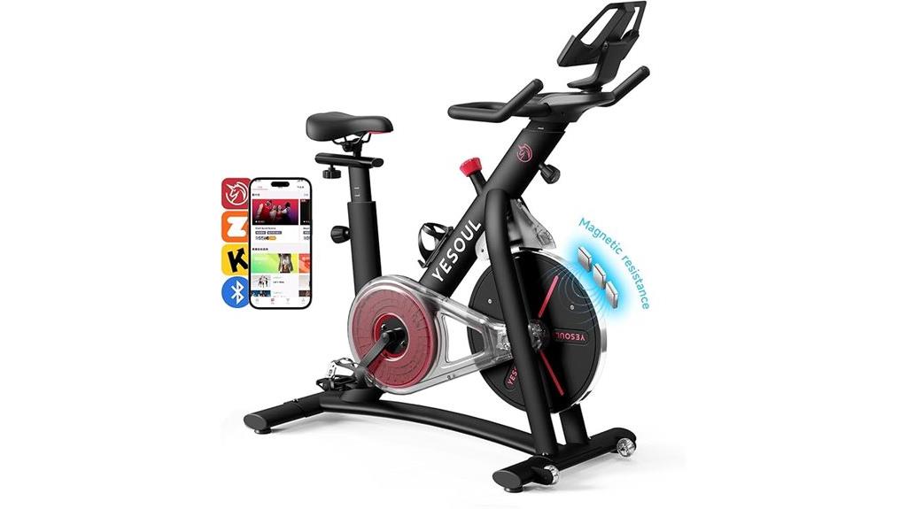 black smart home cycling bike