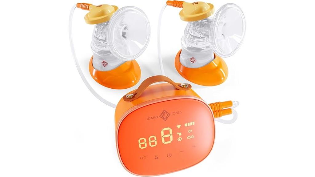 breast pump with silicone flanges