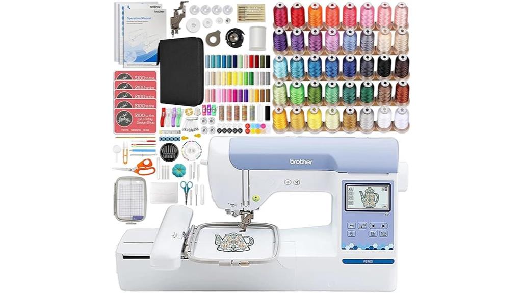 brother pe900 embroidery set