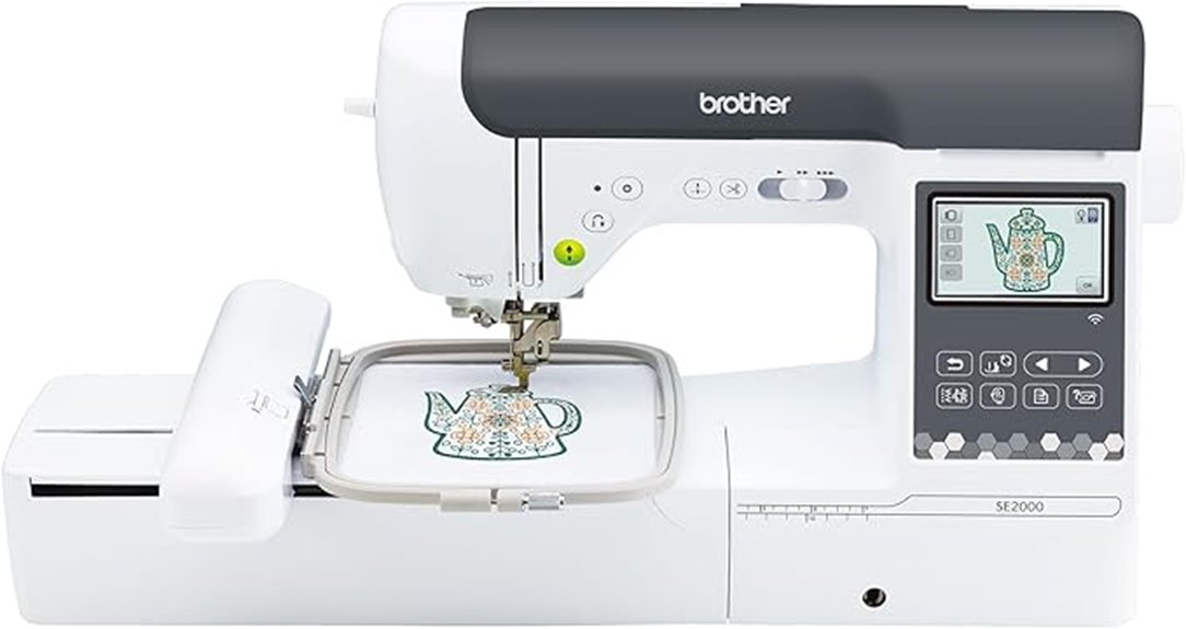 brother se2000 embroidery machine