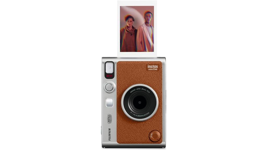 brown instax mini evo