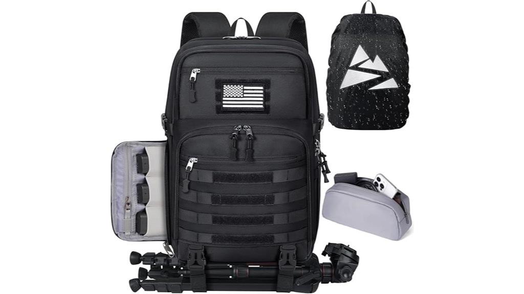 camera backpack with accessories