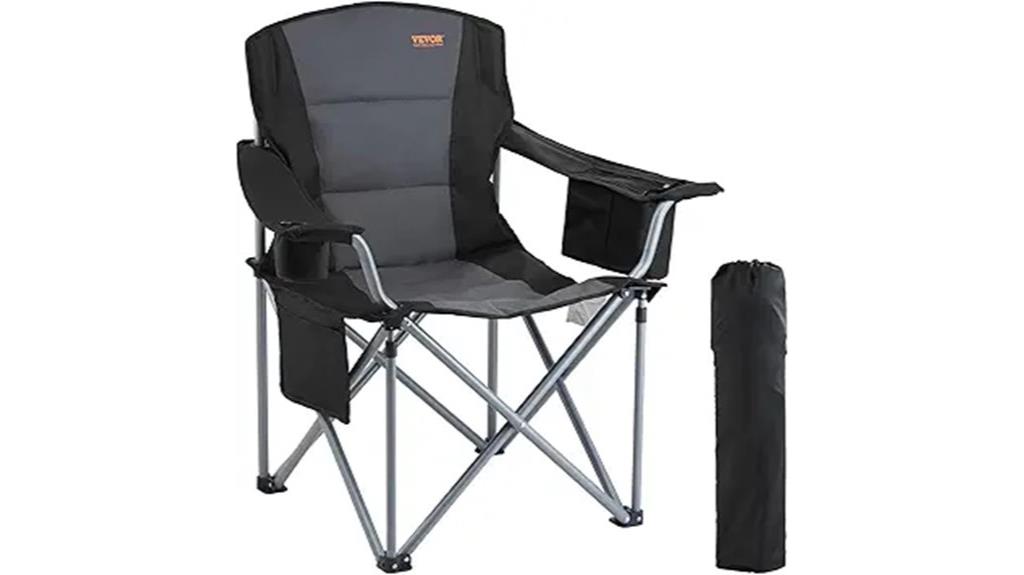 camping chair with lumbar