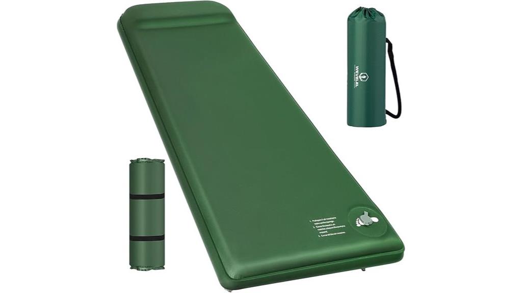 camping memory foam mattress