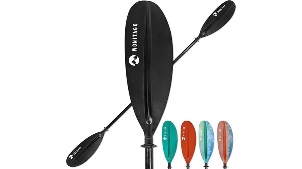 carbon fiber adjustable kayak paddle