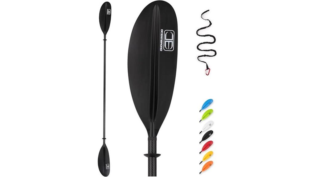carbon fiber kayak paddle