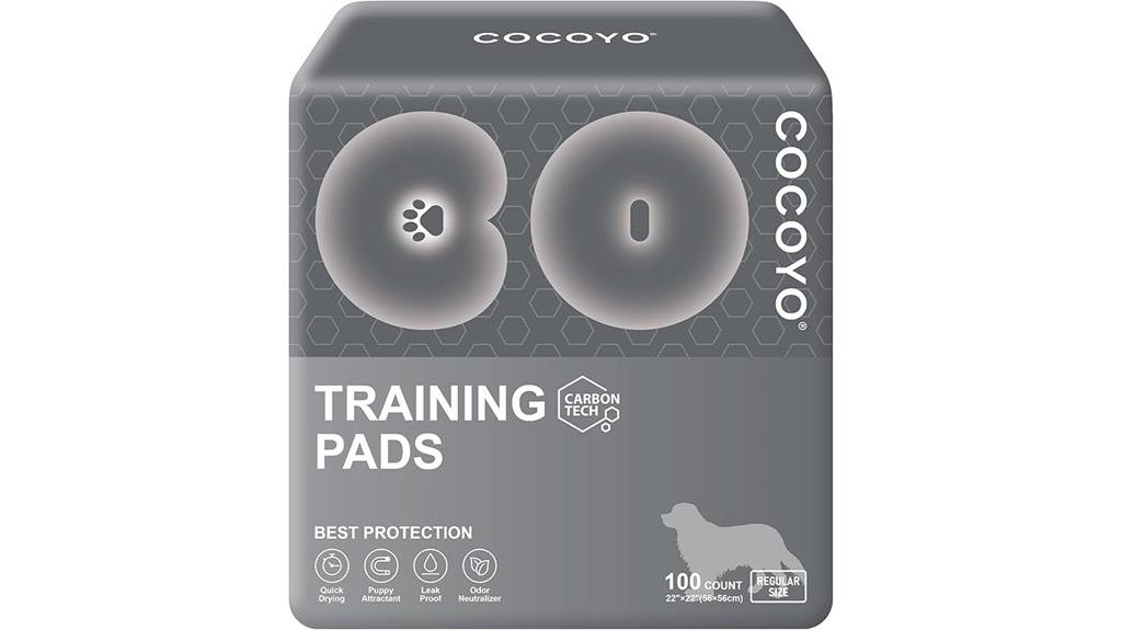 charcoal absorbent training pads