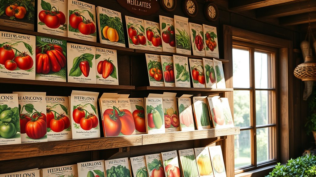 choose viable heirloom seeds