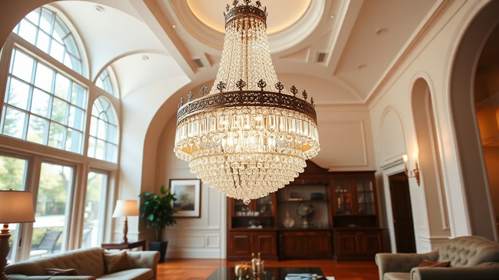 choosing fitting stylish chandeliers