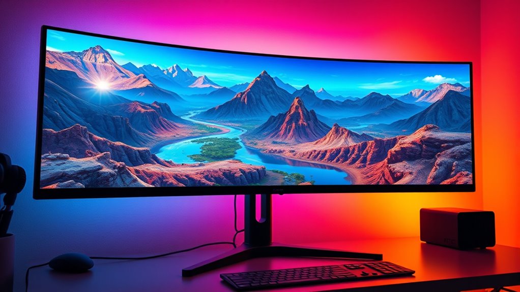 choosing immersive curved monitors