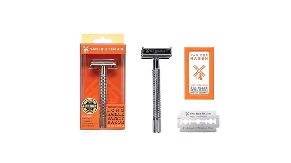 chrome van der hagen razor