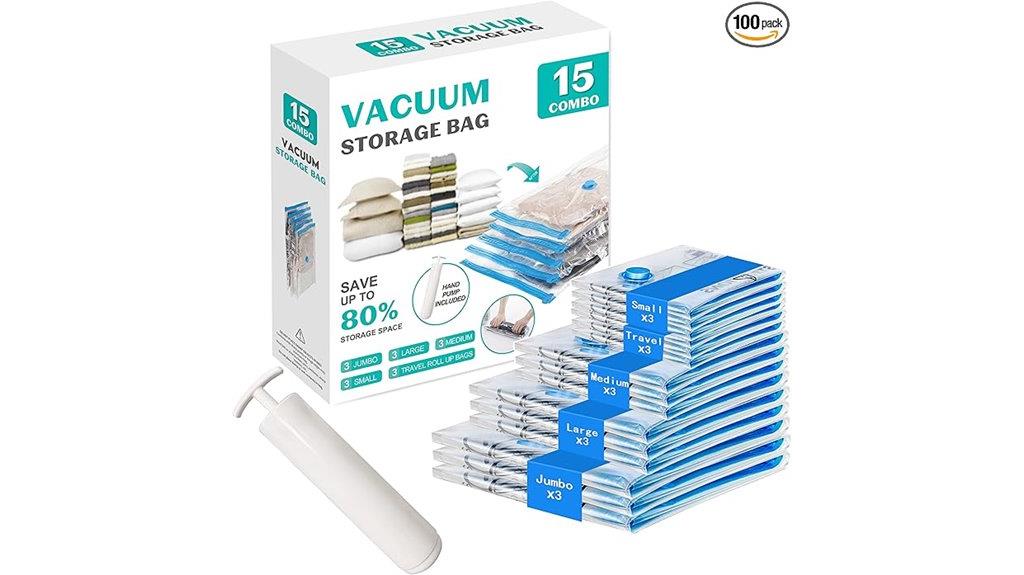 clothing travel vacuum bags