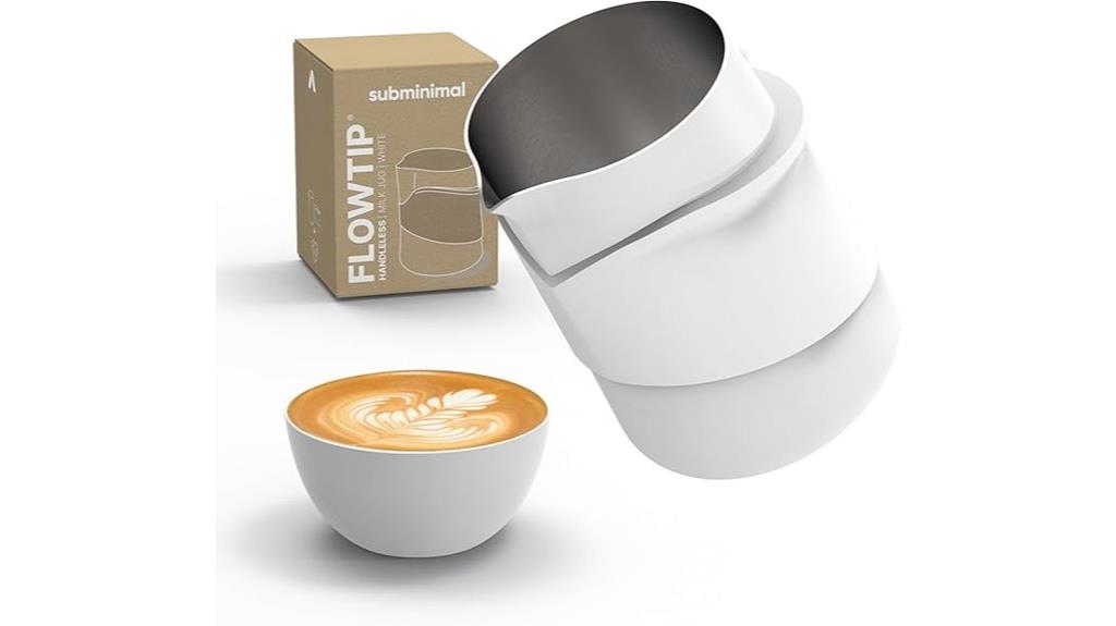 coffee frothing jug handle