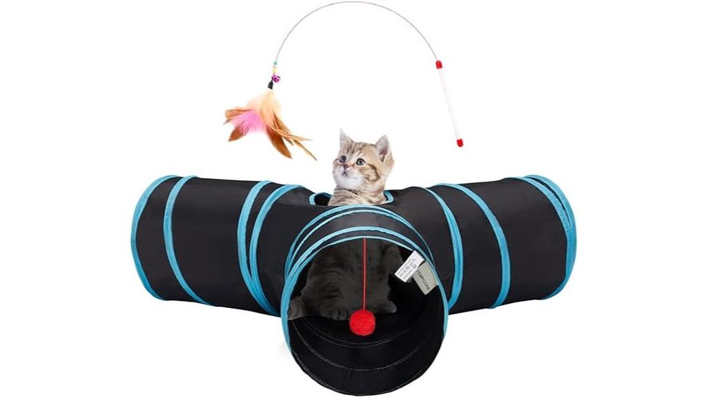collapsible indoor cat tunnel