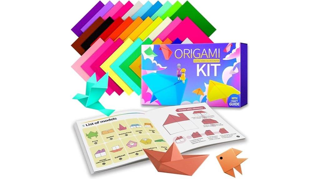 colorful 220 piece origami pack
