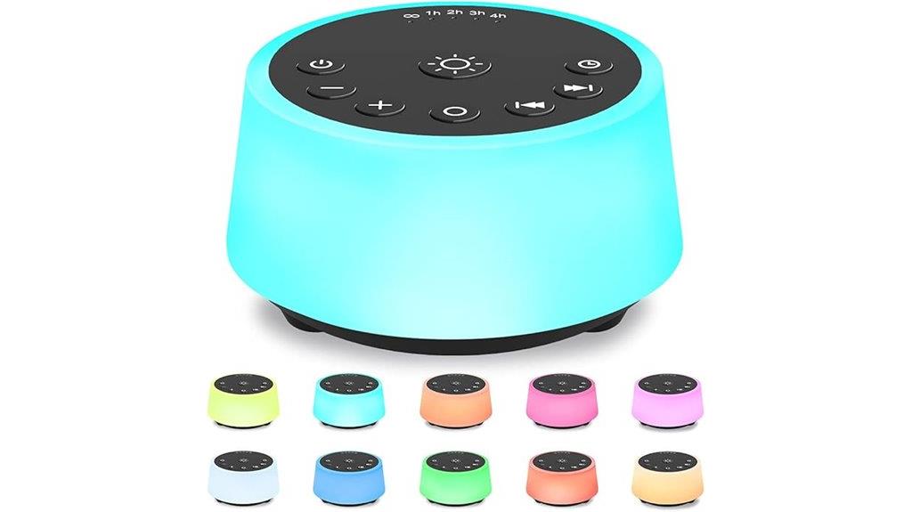 colorful noise night light