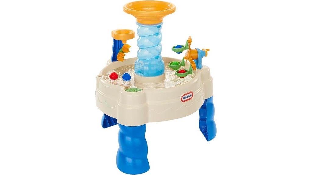 colorful waterplay table