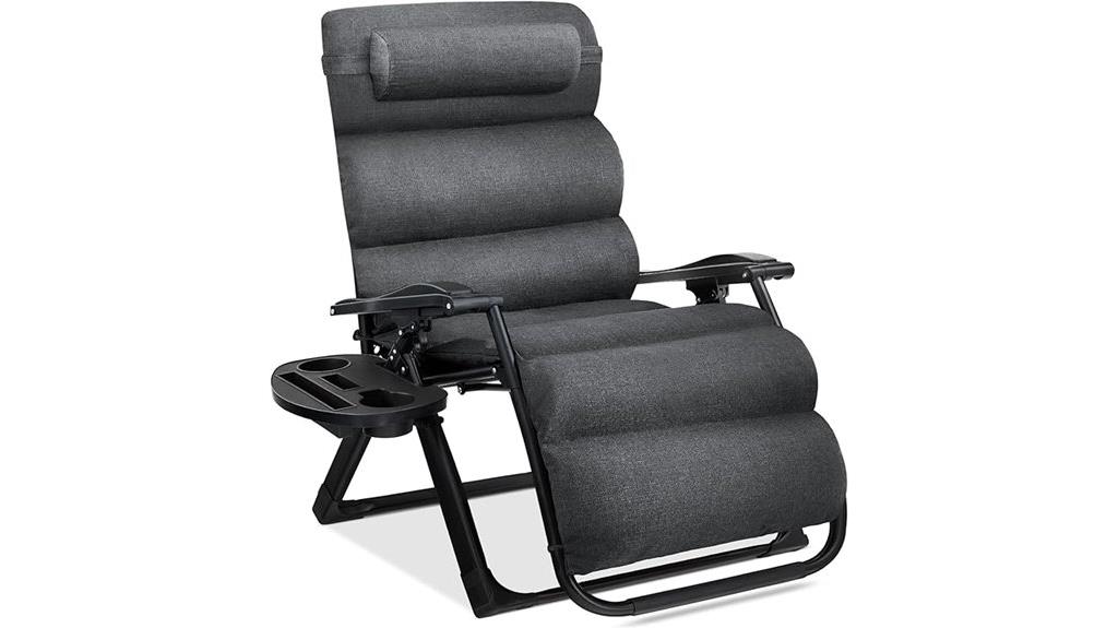 comfortable oversized zero gravity