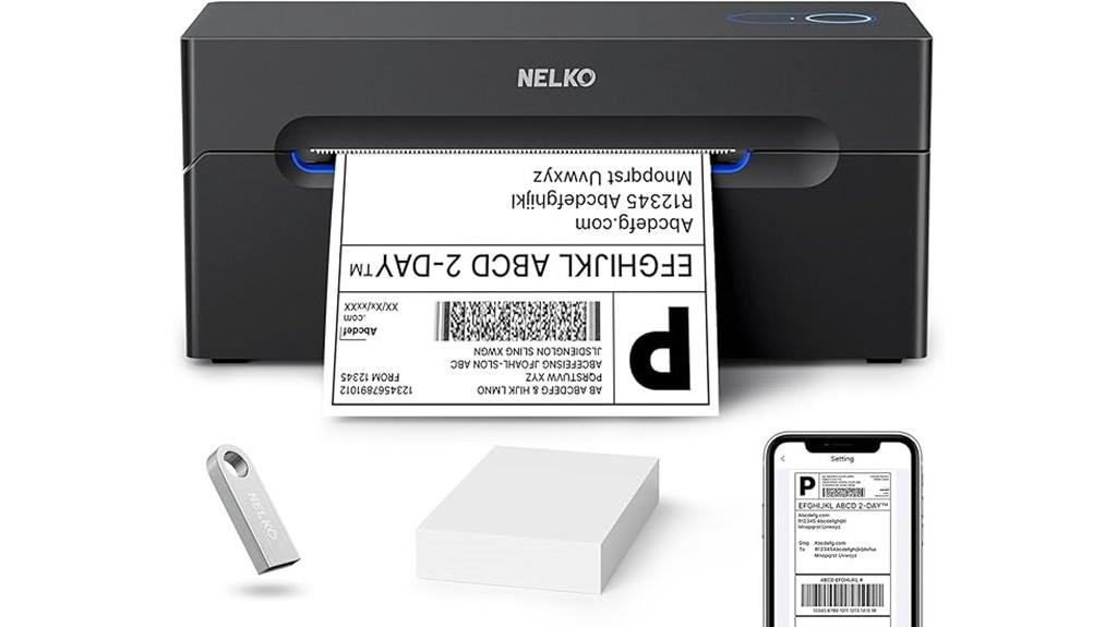 compact bluetooth shipping printer