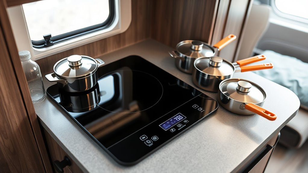 compact efficient safe cooking