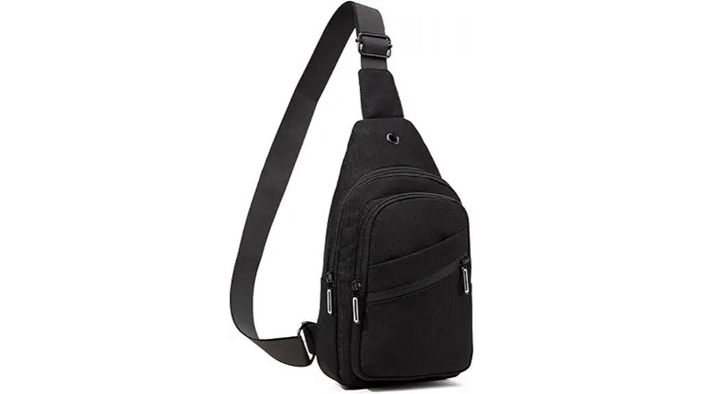 compact unisex sling bag