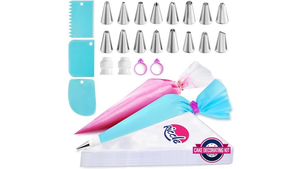 complete 124 piece piping set