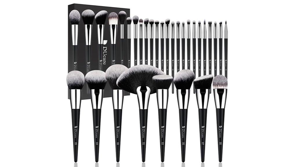 complete 32 piece makeup brush set