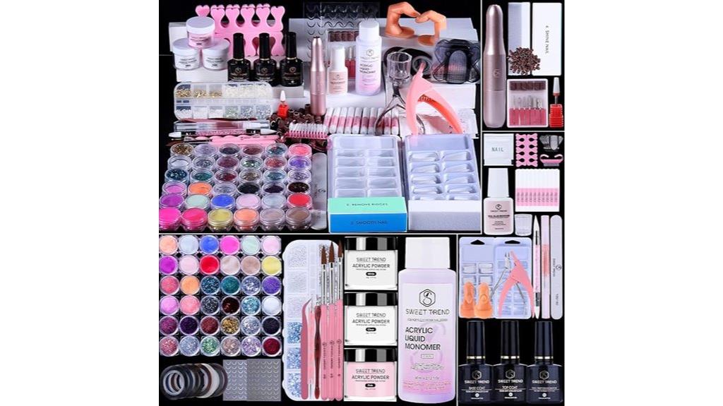 complete beginner acrylic set