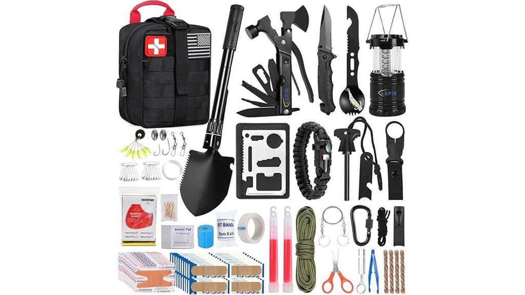 comprehensive 170 piece survival kit