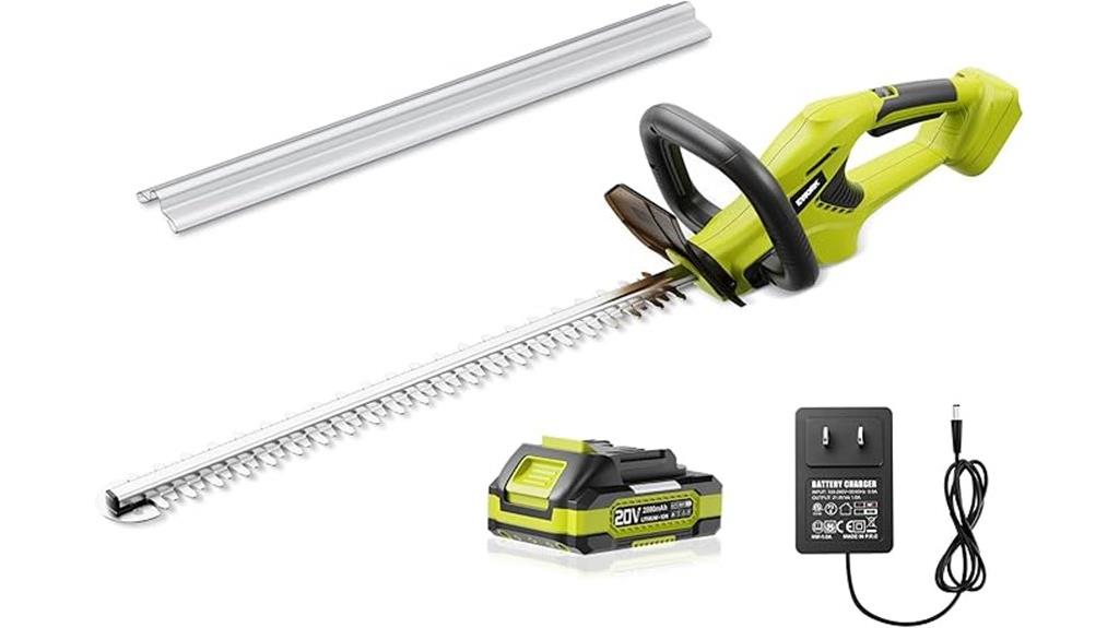 cordless 22 inch hedge trimmer