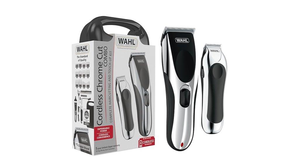 cordless chrome hair clipper