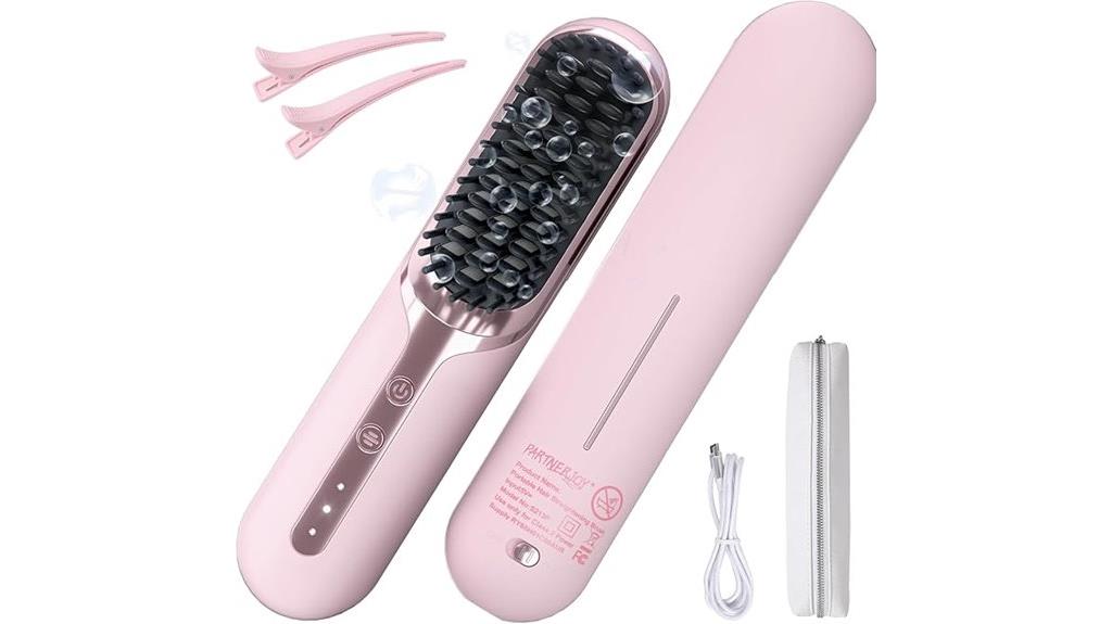 cordless dual mode hair straightener