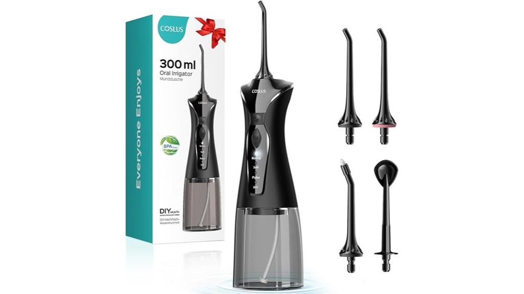 cordless portable water flosser
