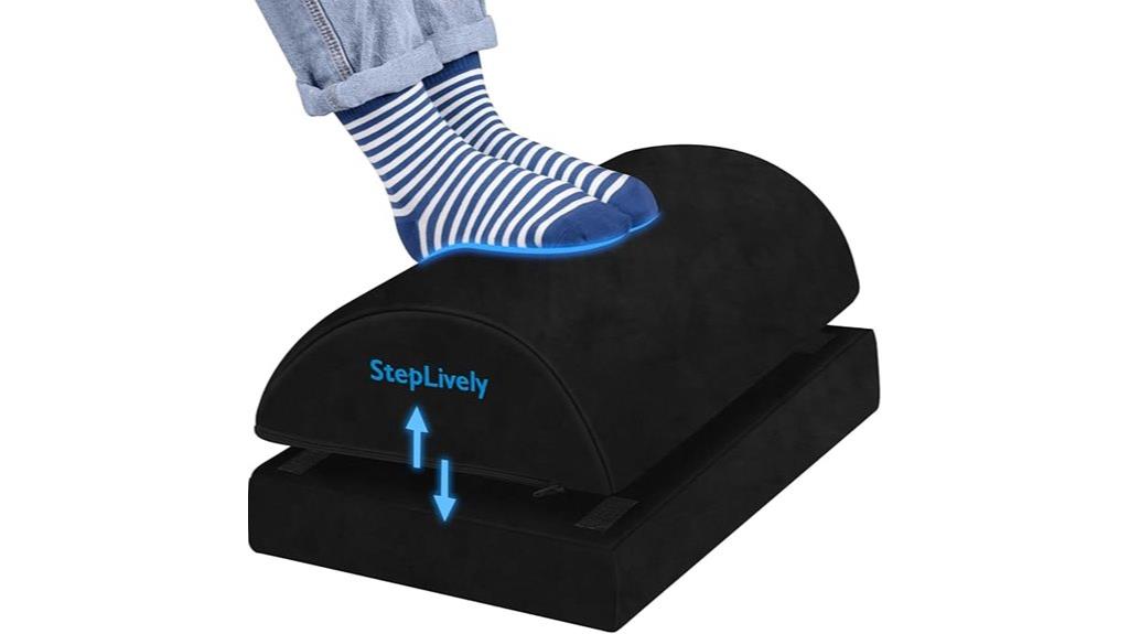 desk foot rest ergonomics