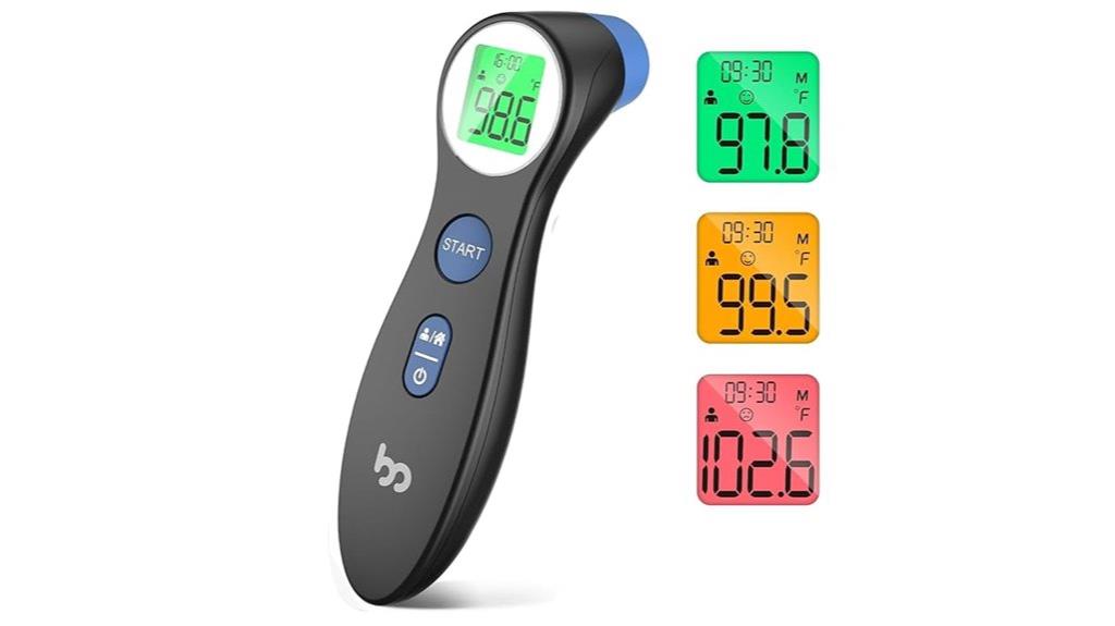 digital forehead temperature reader