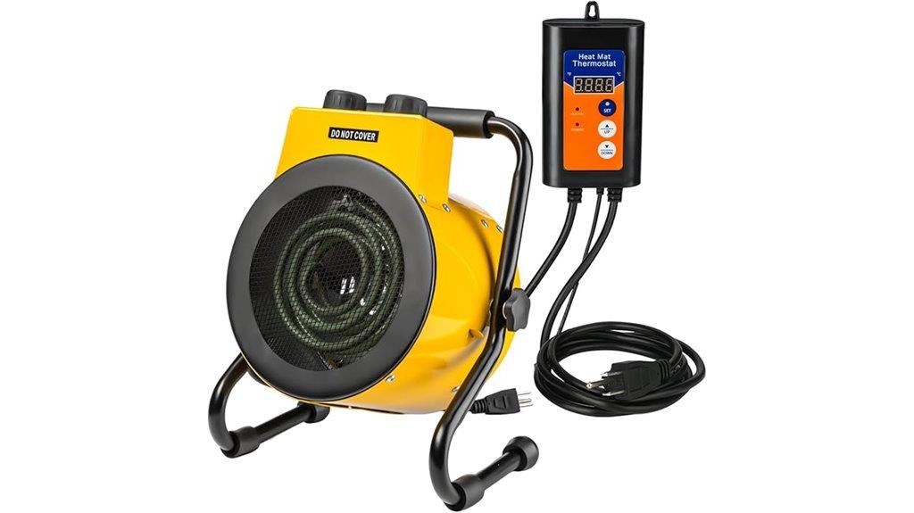digital thermostat greenhouse heater