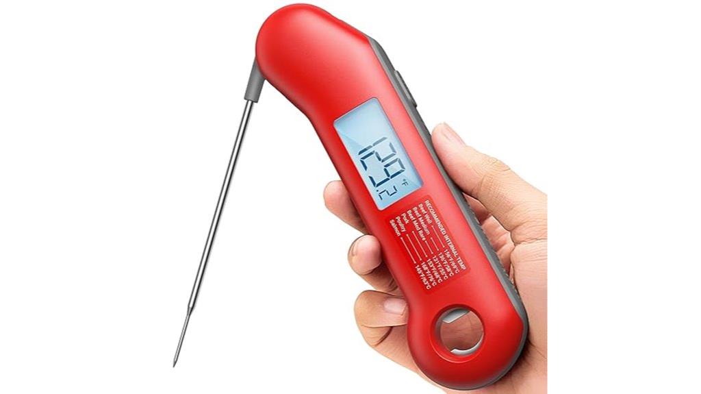 digital waterproof nist certified meat thermometer