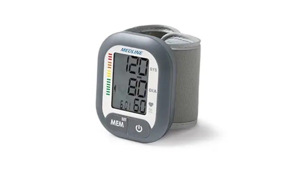 digital wrist blood pressure monitor