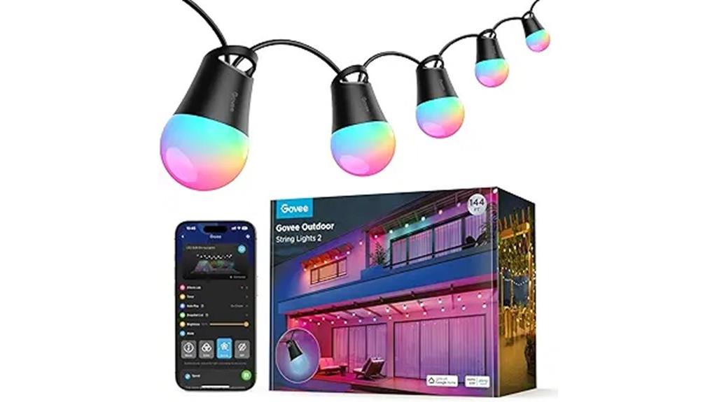 dimmable outdoor string lights
